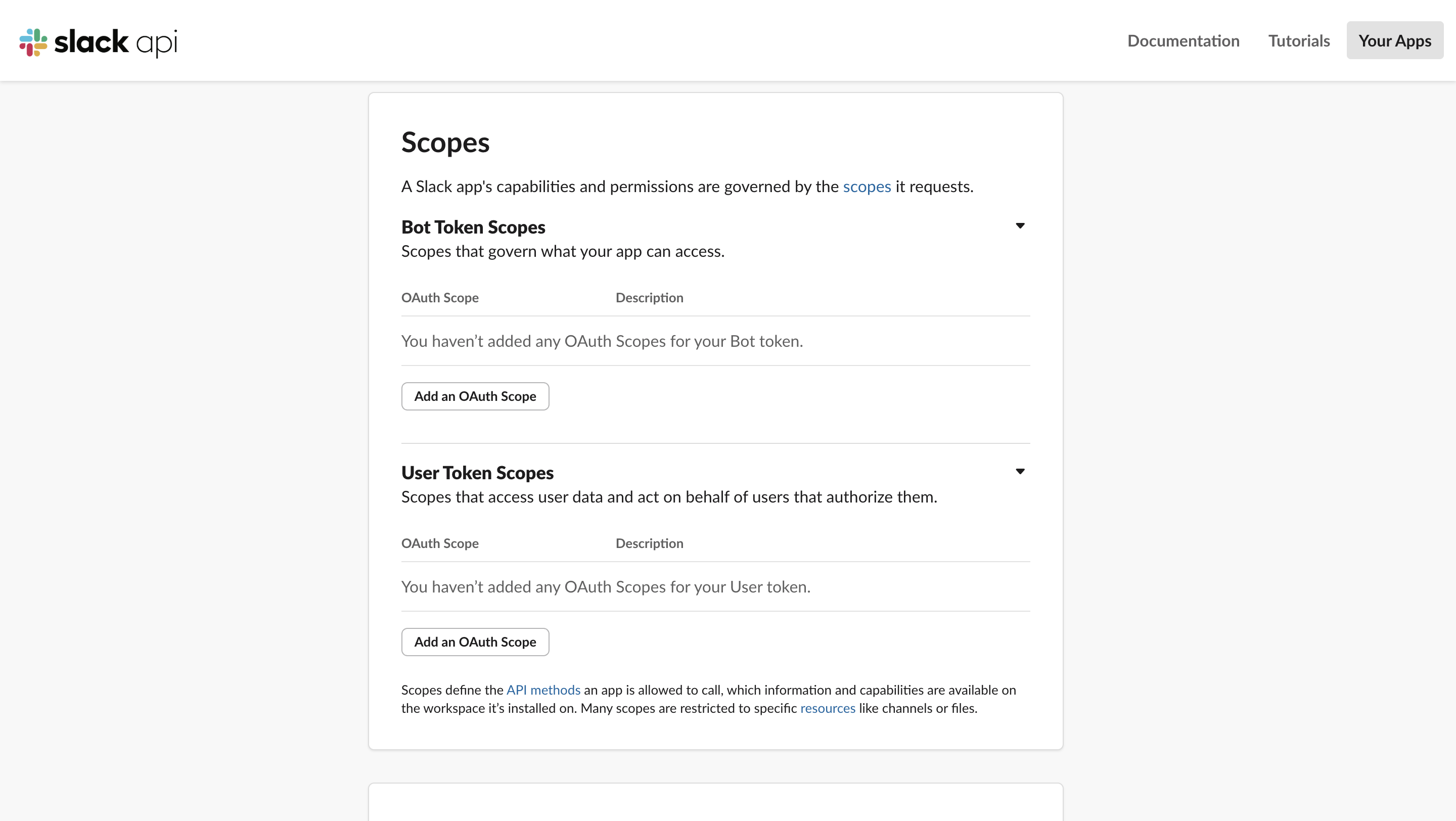Add an OAuth Scope